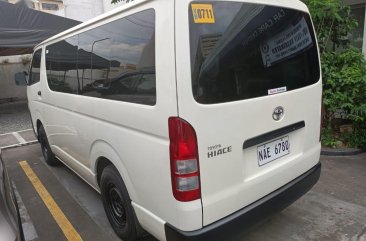 Pearl White Toyota Hiace 2017 for sale in Manual