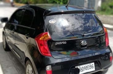 Black Kia Picanto 2014 for sale in Cavite