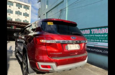 Red Ford Everest 2016 SUV for sale 