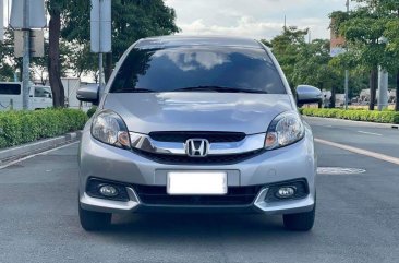 Silver Honda Mobilio 2016 for sale in Automatic