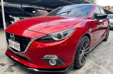 Red Mazda 3 2016 for sale in Las Piñas