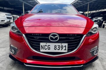 Red Mazda 3 2016 for sale in Las Piñas