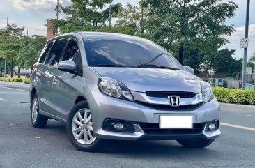 Silver Honda Mobilio 2016 for sale in Automatic