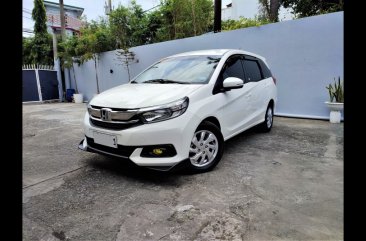 Selling White Honda Mobilio 2019 MPV at 5000 in Parañaque