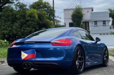 Blue Porsche Cayman 2016 for sale in Quezon City