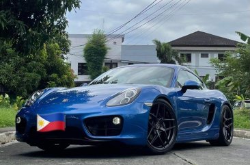Blue Porsche Cayman 2016 for sale in Quezon City
