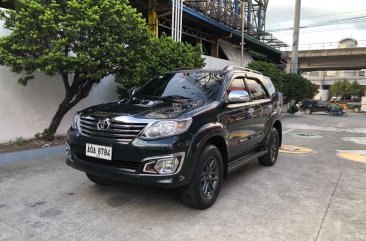 Selling Black Toyota Fortuner 2015 in Quezon 