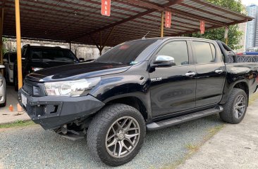 Black Toyota Hilux 2018 for sale in Automatic