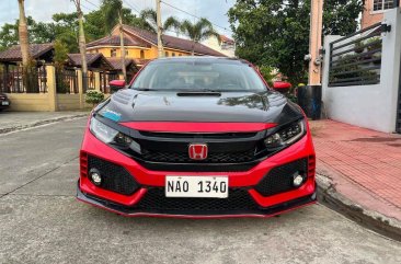 Red Honda Civic 2018 for sale in Quezon City