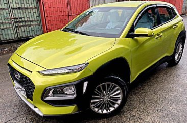 Yellow Hyundai Kona 2019 for sale in Automatic