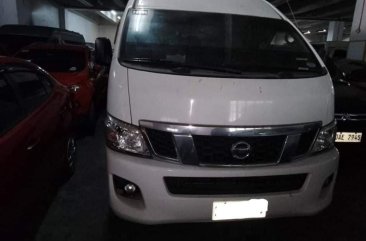 Pearl White Nissan NV350 Urvan 2018 for sale in Quezon 