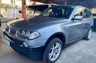 Silver BMW X3 2005 for sale in Marikina 