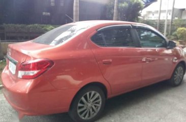 Sell Orange 2019 Mitsubishi Mirage in Quezon City