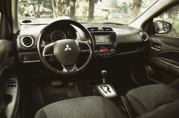 Black Mitsubishi Mirage 2013 for sale in Automatic