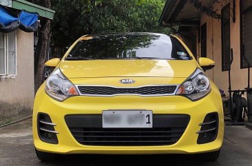 Yellow Kia Rio 2015 for sale in Pateros