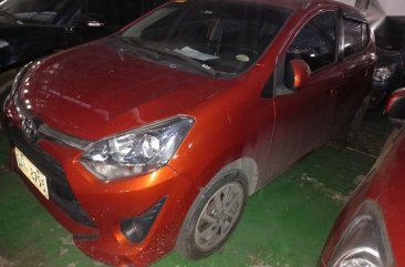 Orange Toyota Wigo 2019 for sale in Quezon 