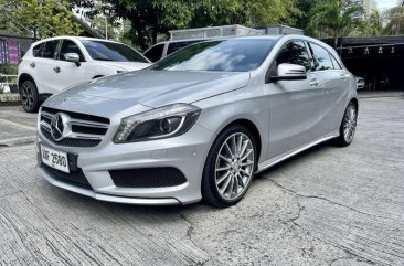 Pearl White Mercedes-Benz A-Class 2015 for sale in Pasig 