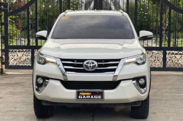 Pearl White Toyota Fortuner 2017 for sale in Quezon 
