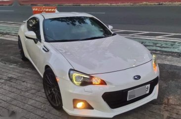 Pearl White Subaru Brz 2015 for sale in Quezon City