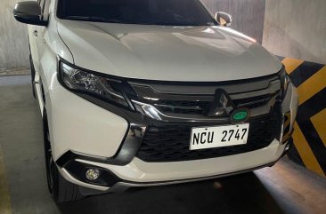 Pearl White Mitsubishi Montero 2019 for sale in Automatic