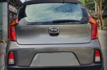 Grey Kia Picanto 2016 for sale in Automatic