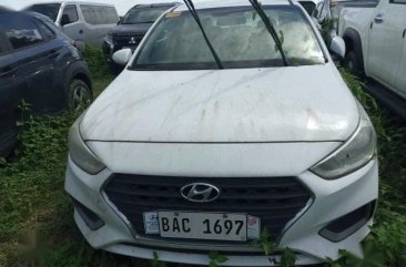 White Hyundai Accent 2020 for sale in Quezon 