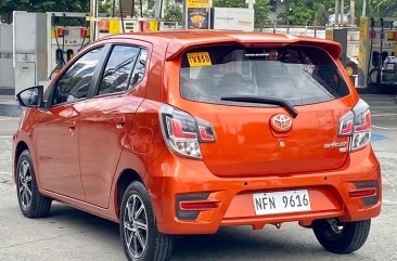 Orange Toyota Wigo 2020 for sale in Makati 