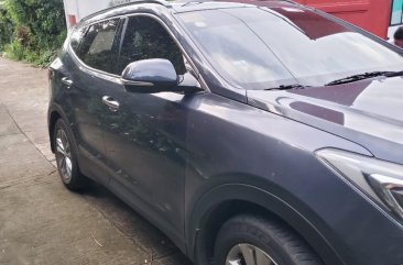 Blue Hyundai Santa Fe 2016 for sale in Las Pinas