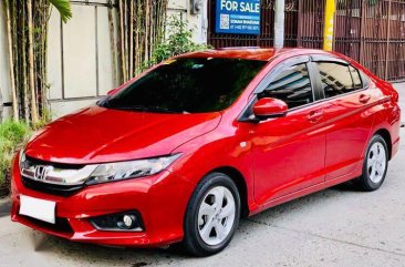 Red Honda City 2017 for sale in Malvar