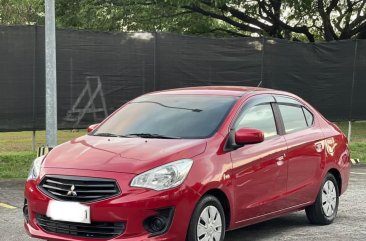 Selling Red Mitsubishi Mirage 2014 in Las Piñas