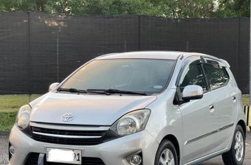 Silver Toyota Wigo 2017 for sale in Automatic