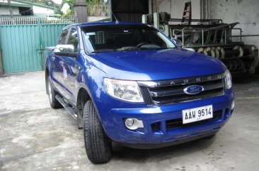 Blue Ford Ranger 2014 for sale in Manual