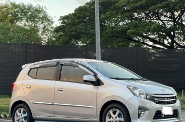 Silver Toyota Wigo 2017 for sale in Automatic