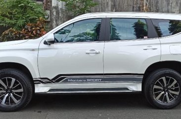 Pearl White Mitsubishi Montero sport 2018 for sale in San Mateo