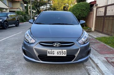 Grey Hyundai Accent 2017 for sale in Quezon City