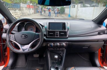 Orange Toyota Yaris 2016 for sale in Automatic