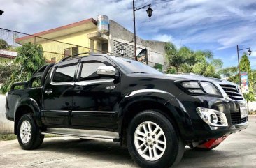 Black Toyota Hilux 2014 for sale in Cebu City