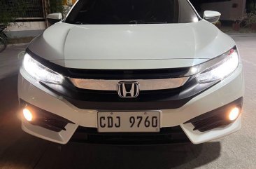 Pearl White Honda Civic 2016 for sale in Floridablanca