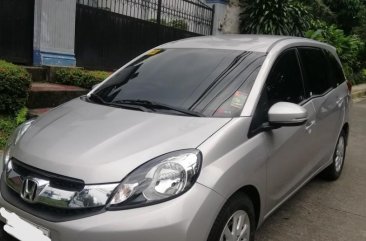 Silver Honda Mobilio 2016 SUV for sale in Quezon City