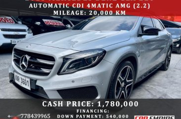 Brightsilver Mercedes-Benz GLA220  2015 for sale in Las Piñas