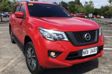 Red Nissan Terra 2019 for sale in Lucena