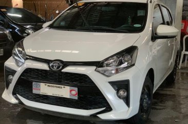 White Toyota Wigo 2021 for sale in Quezon