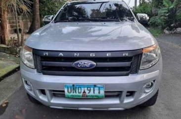 Silver Ford Ranger 2013 for sale in Manila