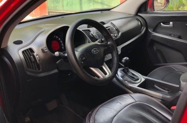 Red Kia Sportage 2011 for sale in Pasig