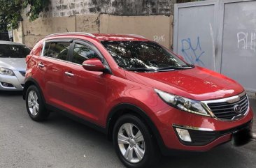 Red Kia Sportage 2011 for sale in Pasig
