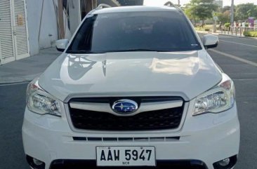 Pearl White Subaru Forester 2014 for sale in Automatic