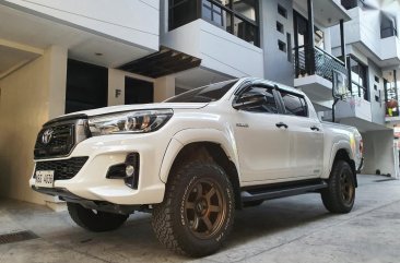 White Toyota Hilux 2019 for sale in Quezon City