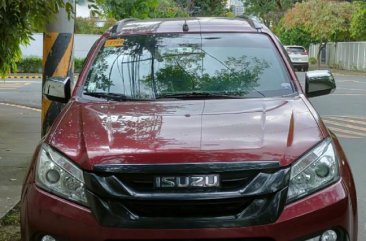 Red Isuzu Mu-X 2017 for sale in Muntinlupa
