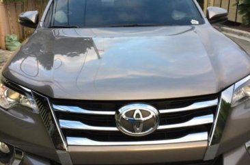 Grey Toyota Fortuner 2017 for sale in Manila