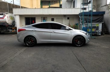 Silver Hyundai Elantra 2012 for sale in Caloocan